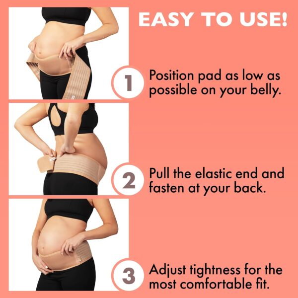 AZMED Maternity belly band for pregnancy