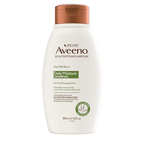 Aveeno Farm Fresh Oat Milk Sulfate Free Shampoo with Colloidal Oatmeal Almond Milk Moisturizing Shampoo for All Hair Types Safe for Color Treated Hair Paraben Dye Free 12 Fl Oz 0 belly baby and beyond
