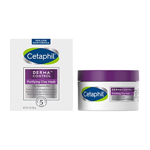 Cetaphil Clay Mask Pro Dermacontrol Purifying Clay Face Mask with Bentonite Clay for Blackheads and Pores Designed for Oily Sensitive Skin 3 oz 0 belly baby and beyond
