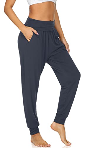 UEU Womens Cozy Yoga Joggers Pants Loose Workout Sweatpants Comfy Lounge Pants with Pockets 0 belly baby and beyond