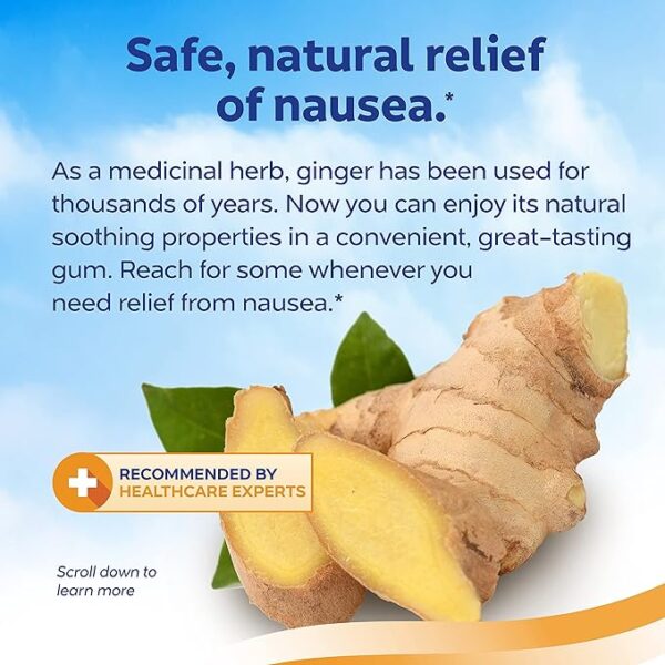 anti Nausea Ginger Gum