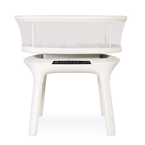 4moms MamaRoo Sleep Bassinet Supports Babys Sleep with Adjustable Features 5 Motions 5 Speeds 4 Soothing Sounds and 2 Heights 0 belly baby and beyond
