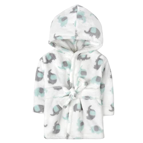Baby and Infant Bath Robe with Hood and Baby Beach Cover Up for Boys and Girls 0 9 Months Exquisite Elephants 0 belly baby and beyond