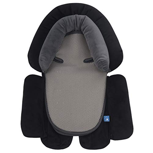 COOLBEBE Upgraded 3 in 1 Babybody Support for Newborn Infant Toddler Extra Soft Car Seat Insert Cushion Pad Perfect for Carseats Strollers Swings 0 belly baby and beyond