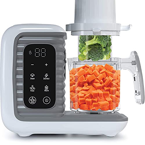 Children of Design 8 in 1 Smart Baby Food Maker Processor Steamer Blender Cooker Masher Puree Formula Bottle Warmer Prep System 0 belly baby and beyond