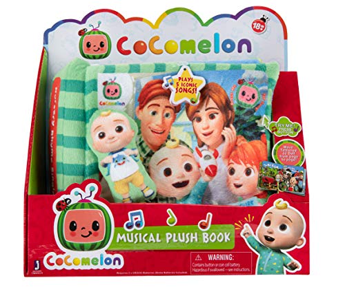 CoComelon Nursery Rhyme Singing Time Plush Book Featuring Tethered JJ Plush Character Toy for JJs Daily Musical Adventures Books for Babies and Young Children 0 belly baby and beyond