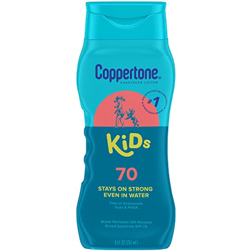 Coppertone Kids Sunscreen Lotion SPF 70 Sunscreen for Kids 1 Pediatrician Recommended Sunscreen Brand Water Resistant Sunscreen SPF 70 8 Fl Oz Bottle 0 belly baby and beyond