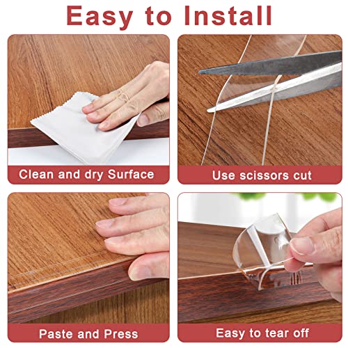 Corner Protectors Baby ProofingClear Corner ProtectorSoft Edge Protector 66ft2M Corner Guards Furniture CornerEdge Safety Bumpers with Upgraded Strong Adhesive for FurnitureSharp Corners 0 4 belly baby and beyond