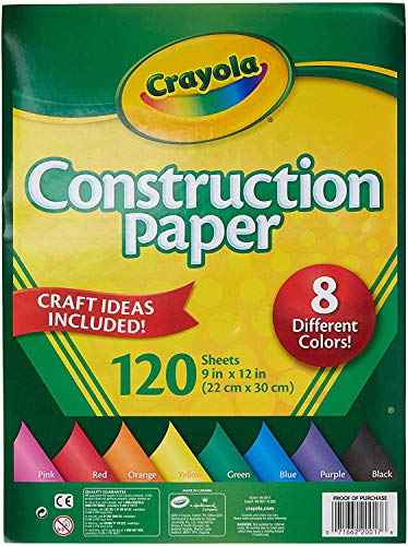 Crayola Construction Paper 120 Sheets 0 belly baby and beyond