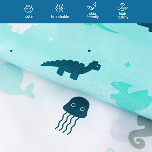 Crib Sheets for Boys or Girls 2 Pack Fitted Crib Sheet 52 x 28 for Standard Crib Toddler Mattres Soft and Breathable Material Baby Crib Sheets Neutral Dinosaurs Ocean 0 0 belly baby and beyond