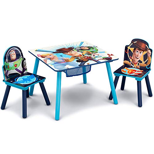 Delta Children Kids Table and Chair Set With Storage 2 Chairs Included Ideal for Arts Crafts Snack Time Homeschooling Homework More DisneyPixar Toy Story 4 0 belly baby and beyond