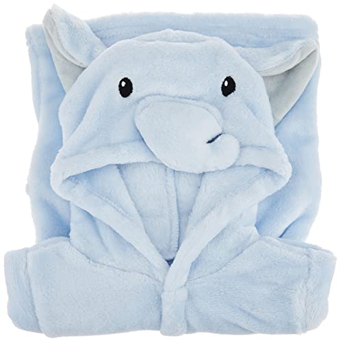 Hudson Baby Unisex Baby Plush Animal Face Bathrobe 0 0 belly baby and beyond