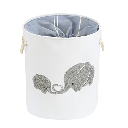 INough Baby Laundry Basket Elephant Baby Girl Basket Large Baby Hamper for Nursery Boy Kids Laundry Baskets Nursery Hamper for Baby Baby Nursery Decor for Livingroom Kidsroom Play Room 0 belly baby and beyond