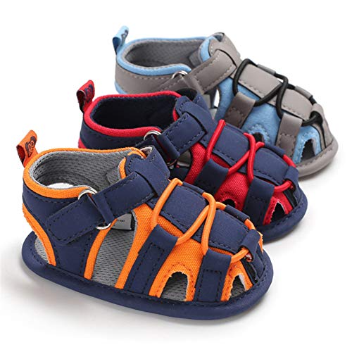 Isbasic Infant Baby Boys Girls Summer Beach Sandals Breathable Athletic Anti slip Soft Sole Newborn First Walker Crib Shoes 0 belly baby and beyond