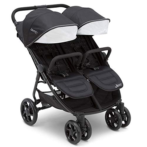 Jeep Destination Ultralight Side x Side Double Stroller Midnight 0 belly baby and beyond