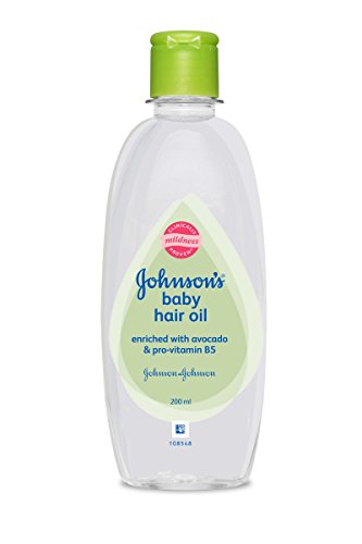 Johnsons Baby Hair Oil 200Ml Clear 0 belly baby and beyond