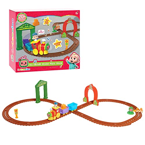 Just Play Cocomelon All Aboard Music Train with Bonus Amazon Exclusive 0 belly baby and beyond