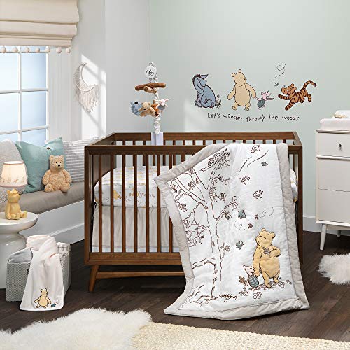 Lambs Ivy Disney Baby Storytime Pooh 3 Piece Nursery Crib Bedding Set 0 belly baby and beyond