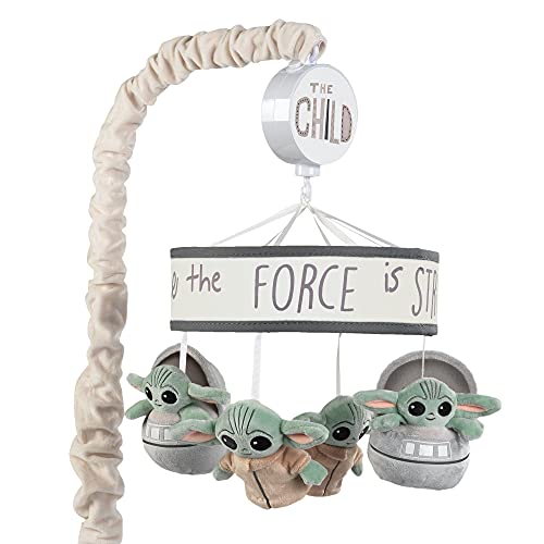 Lambs Ivy Star Wars The ChildBaby Yoda Musical Baby Crib Mobile Soother Toy 0 belly baby and beyond
