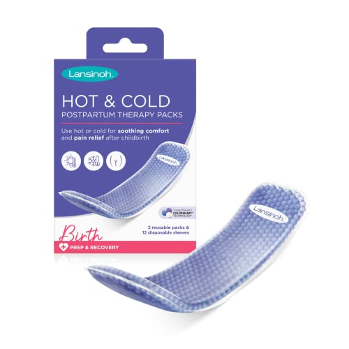 Lansinoh Hot and Cold Pads for Postpartum Essentials 2 Count Postpartum Pads 0 belly baby and beyond