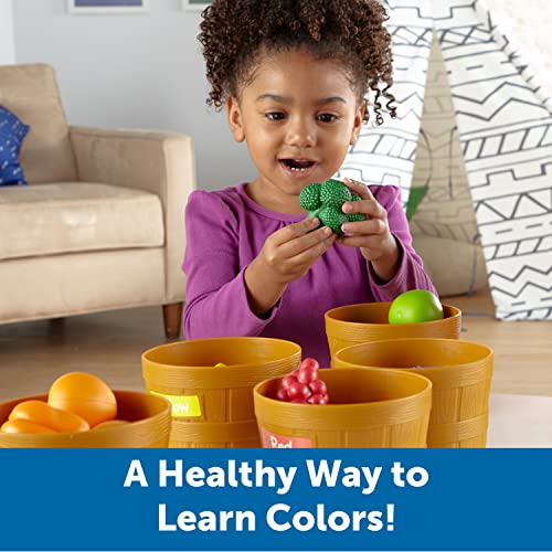 Learning Resources Farmers Market Color Sorting Set 30 Pieces Age 18 Months Toddler Learning Toys Sorting Toys for Kids Daycare ToysBack to School 0 1 belly baby and beyond