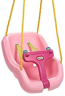 Little Tikes Snug n Secure Pink Swing with Adjustable Straps 2 in 1 for Baby and Toddlers Ages 9 Months 4 Years16D x 163W x 17H 0 belly baby and beyond
