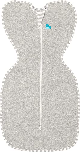 Love to Dream Swaddle UP Self Soothing Sleep Sack 8 13 lbs Dramatically Better Sleep Snug Fit Calms Startle Reflex 10 TOG Gray Small 0 belly baby and beyond