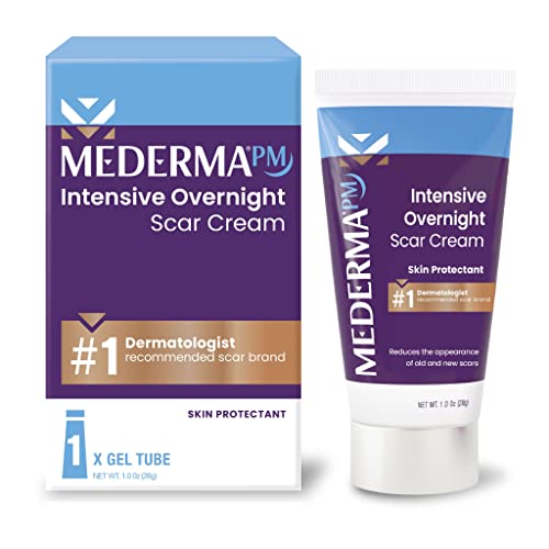 Mederma PM Intensive Overnight Scar Cream 10 oz 28g Advanced Scar Treatment that Works with Skins Nighttime Regenerative Activity 0 belly baby and beyond
