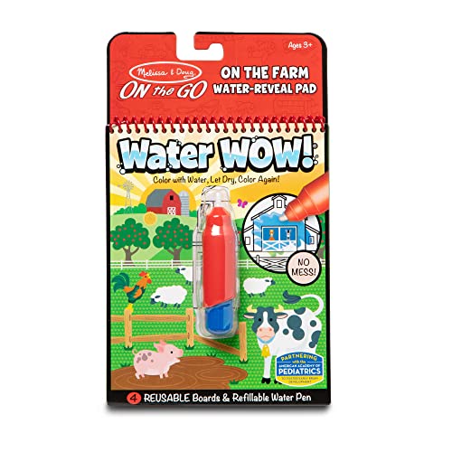 Melissa Doug Water Wow On The Farm Stocking Stuffers Childrens Paint Activity Books For Toddlers And Kids Ages 3 0 belly baby and beyond