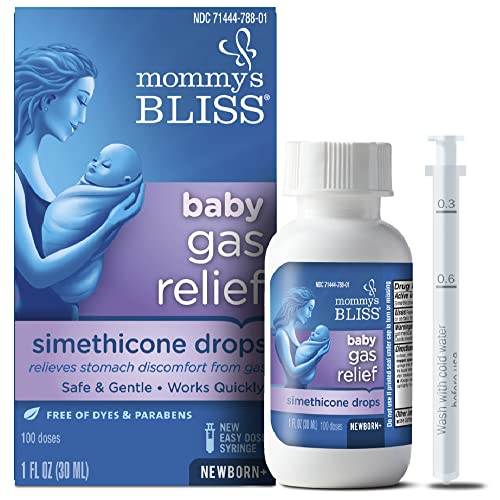 Mommys Bliss Gas Relief Drops Bottle Simethicone Drops for Infants Relieves Stomach Discomfort Safe Gentle Ginger Flavor 1 Fl Oz Pack of 1 0 belly baby and beyond