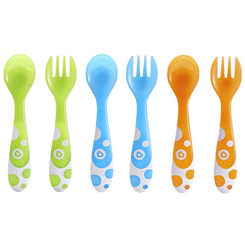 Munchkin Multi Toddler Forks and Spoons 6 Pack 0 belly baby and beyond