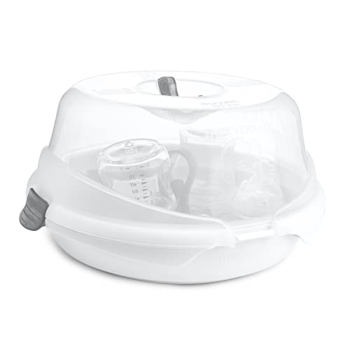 Munchkin Steam Microwave Bottle Sterilizer White 0 belly baby and beyond