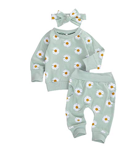 Newborn Infant Baby Girl Clothes Set Long Sleeve Sweatshirts Tops Pants Outfits Clothing Gifts 3 6 9 12 18 24 Months 0 belly baby and beyond