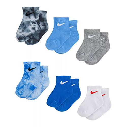 Nike Baby Boys Ankle Socks 6 Pack 0 belly baby and beyond