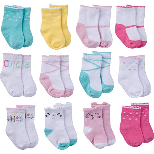Onesies Brand Unisex Baby 12 Pair Bootie Socks 0 belly baby and beyond