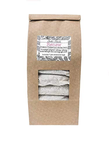 Organic Postpartum Herbal Bath Pack of 7 sachets For after childbirth Sitz Bath Promotes Healing and Relaxation after birth V steam 0 belly baby and beyond