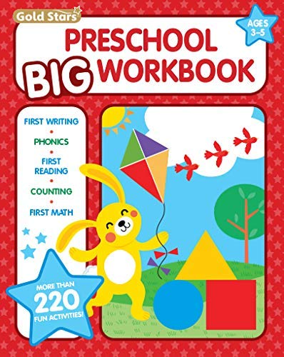 Preschool Big Workbook Ages 3 5 220 Activities First Writing Phonics First Math and Counting Gold Stars Series Paperback October 15 2019 0 belly baby and beyond