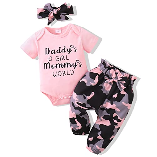 Renotemy Newborn Infant Baby Girl Clothes Summer Outfits Infant Romper Pants Cute Toddler Girl Clothes Gift Set 0 belly baby and beyond