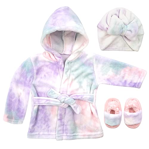 Rising Star Baby Robe Soft Bath Towel Robe Spa Set Baby Bathrobe Towel Slippers for Boys Turban for Girls Robe Set 0 belly baby and beyond