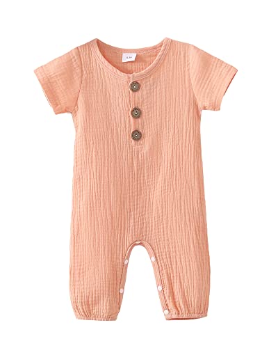 Saeaby Baby Girl Clothes Newborn Outfit Cotton Linen Baby Romper Jumpsuit Bodysuit Cute Toddler Infant Girl Clothes 0 belly baby and beyond