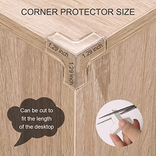 Semjikoy 12 Corner Protectors Safety Corner Protectors for Baby Transparent Corner Protectors for Covering Sharp Furniture and Table Corners 0 4 belly baby and beyond