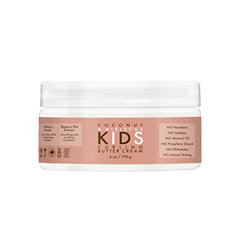 SheaMoisture Curling Styling Cream For Curl Definition Coconut Hibiscus Curl and Detangle Kids Hair 6 oz 0 belly baby and beyond