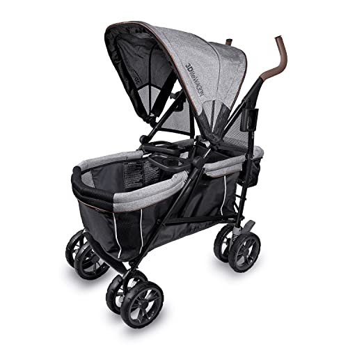 Summer 3Dlite Wagon Convenience Stroller Lightweight Stroller Wagon for Infants and Toddlers Black and Gray Tweed 0 belly baby and beyond