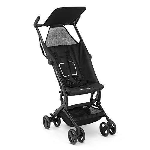 The Clutch Stroller by Delta Children Lightweight Compact Folding Stroller Fits Airplane Overhead Storage Black 0 belly baby and beyond