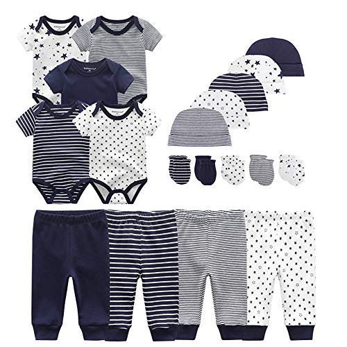 Unisex Baby Layette Essentials Giftset Clothing Set 19 Piece 0 4 belly baby and beyond