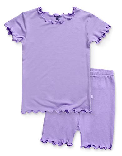 VAENAIT BABY Toddler Kids Girls Boys Sleepwear Pajamas Short Soft Shirring Cool Summer Viscose Pjs 2pcs Set 6M 12Y 0 belly baby and beyond