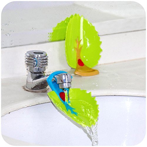 Yonisun Faucet Cover Leaf Design Safety Faucet Extender For Children Toddler Kids Hand Washing Baby Kids Hand Wash Helper Bathroom Sink2PCSPack 0 belly baby and beyond