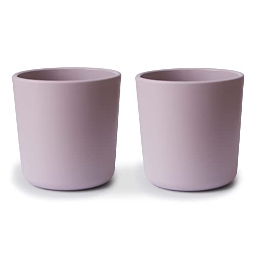 mushie Dinnerware Cups For Kids Made in Denmark Set of 2 Soft Lilac 0 belly baby and beyond