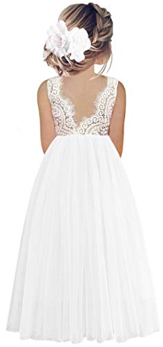 2Bunnies Girl Peony Lace Back A Line Straight Tutu Tulle Party Flower Girl Dress 0 belly baby and beyond