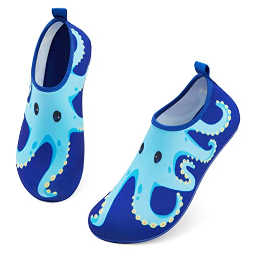 ATHMILE Toddler Water Shoes for Kids Boys GirlsSwim Quick Dry Aqua Socks Little Kid Baby Youth Children Non Slip for Beach Pool Outdoor Sports Walking 0 belly baby and beyond